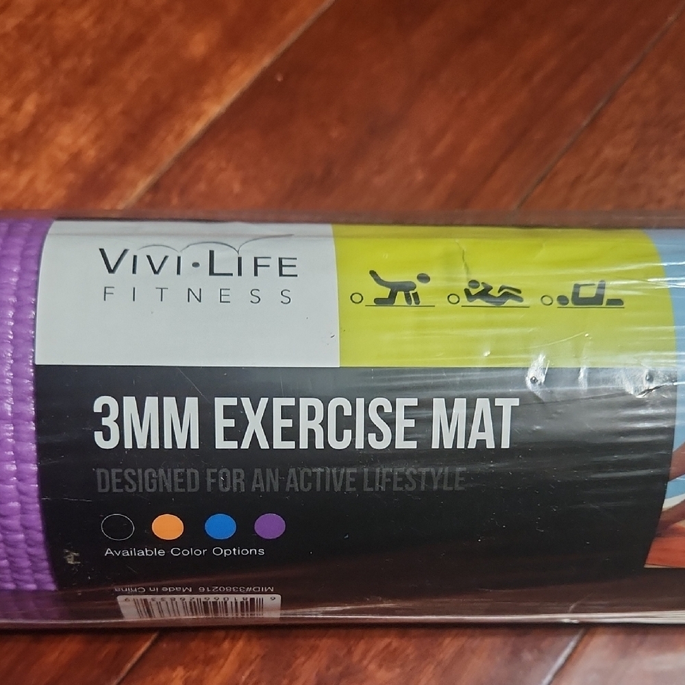 Vivi Life Purple Exercise Mat